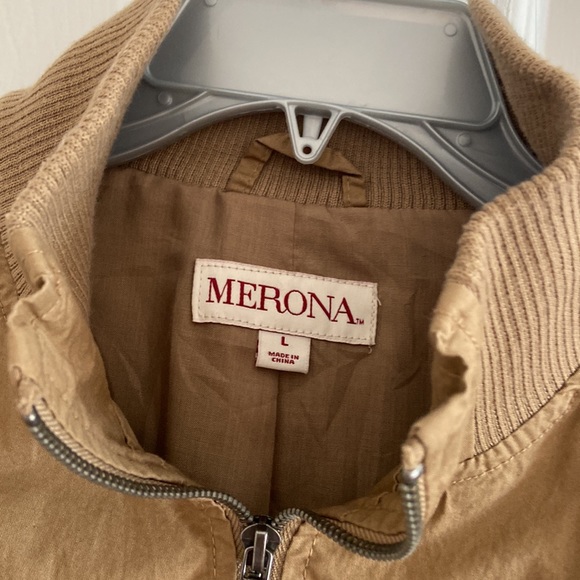 MERONA LADIES JACKET TAN COLOR - Picture 2 of 15
